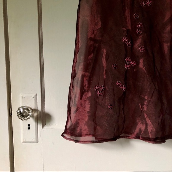 Vintage 90s/Y2K Sheer Dress - Picture 3 of 4